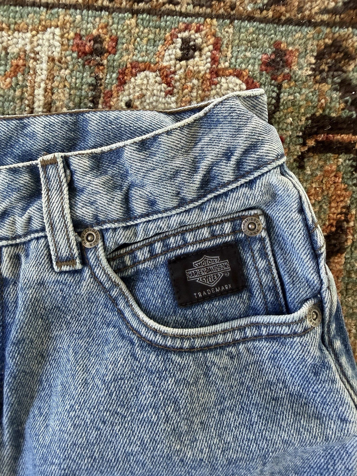 Harley-Davidson Jeans Women's Size 6 Blue Denim Boot Cut Biker