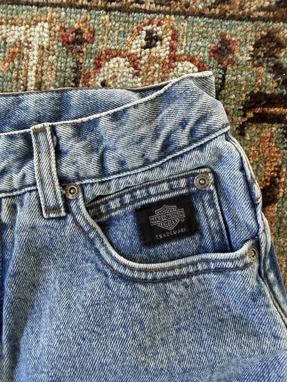 Harley-Davidson Jeans Women's Size 6 Blue Denim Boot Cut Biker
