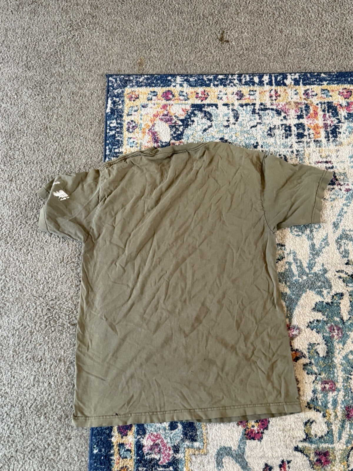 AS IS Vintage POPWAR Skateboard Shirt L GREEN LOGO