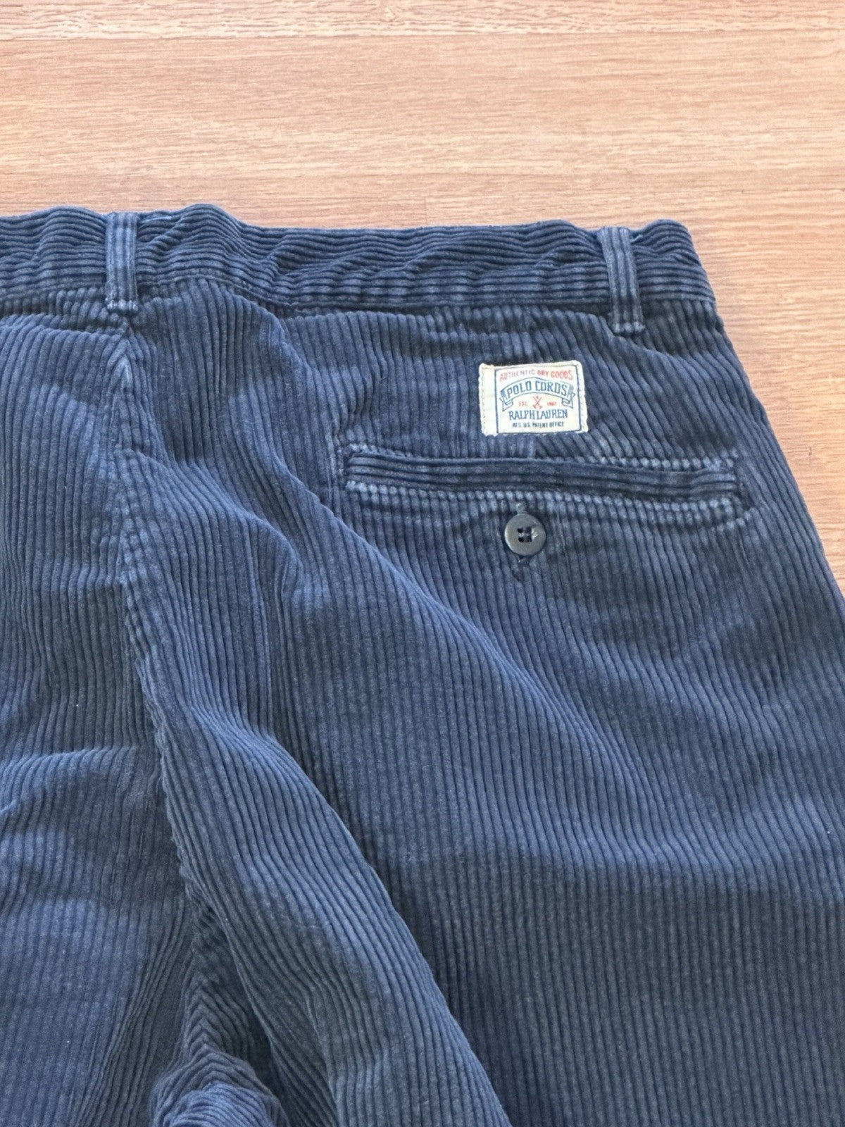 Vtg Polo Ralph Lauren men sz 31x30 classic fit Navy Blue corduroy pants