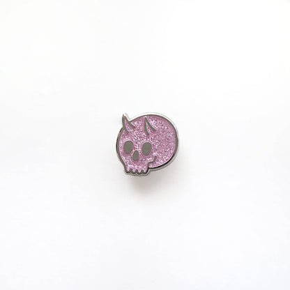 These Things - Lil demon skull enamel pin