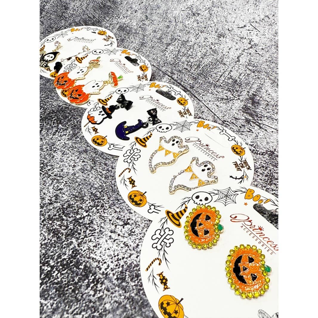 Halloween Theme Post Large Earring Set