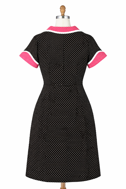 Sourpuss Peggy Sue Retro 1950s Diner Style Dress Polka Dots Dress