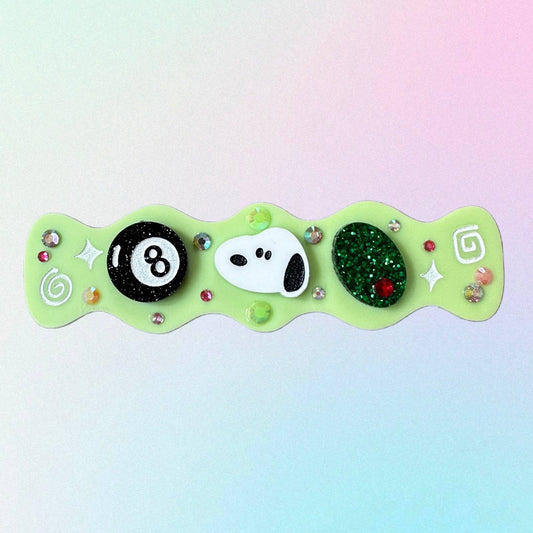 Snoopy Collage Acrylic Hair Clip