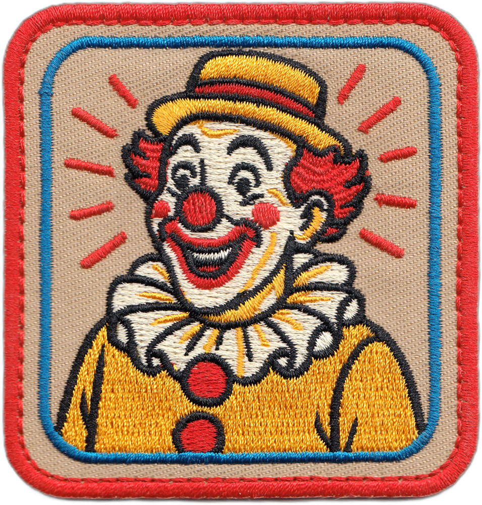 Circus Classic Clown Carnival Freak Show 3" Patch