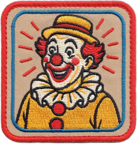 Circus Classic Clown Carnival Freak Show 3" Patch