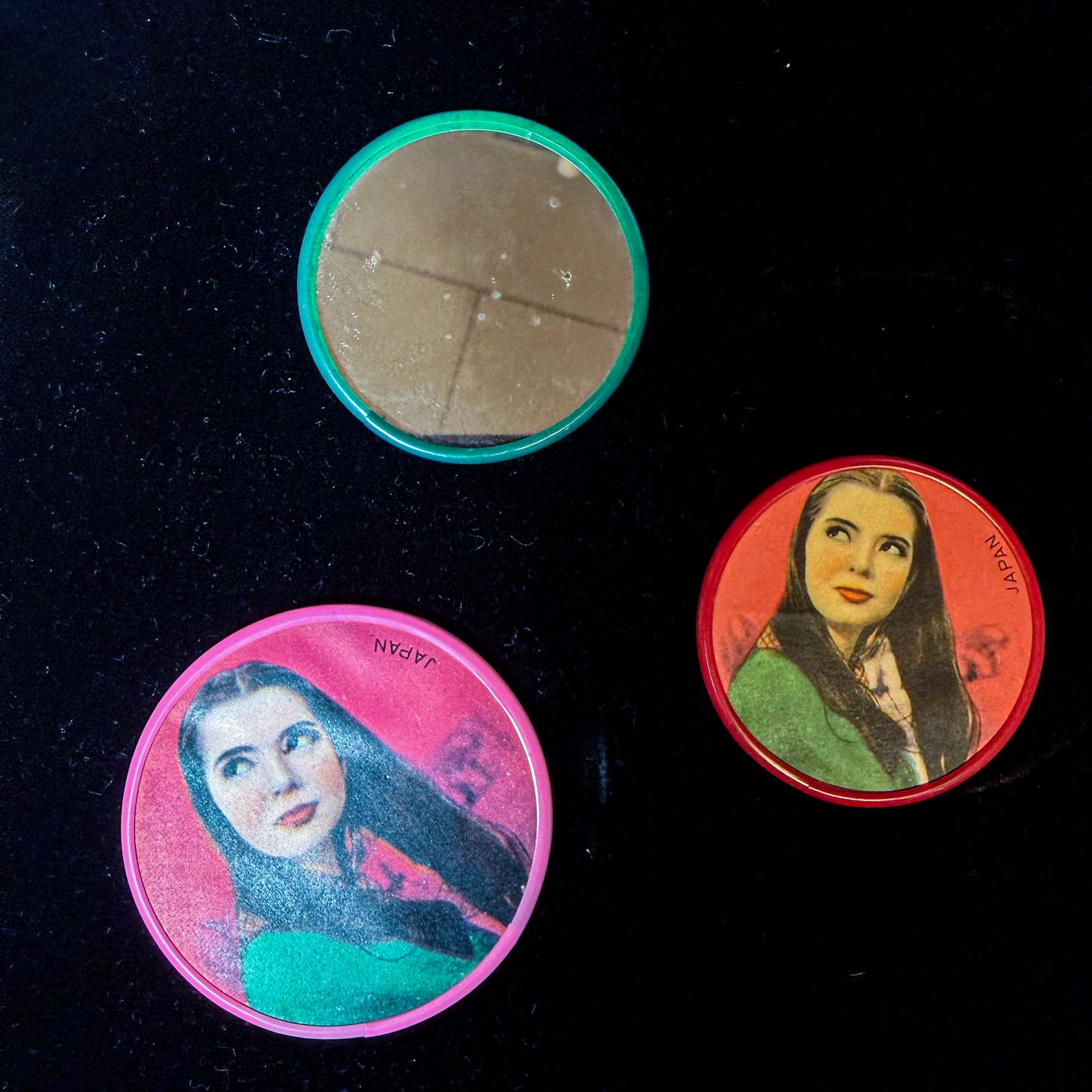Vintage Japanese Pocket Mirrors Collection (Choose Your Style)