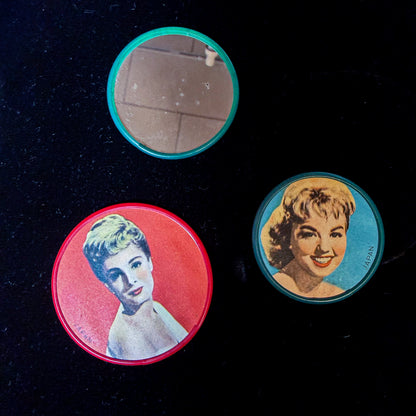 Vintage Japanese Pocket Mirrors Collection (Choose Your Style)