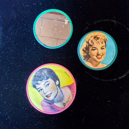 Vintage Japanese Pocket Mirrors Collection (Choose Your Style)