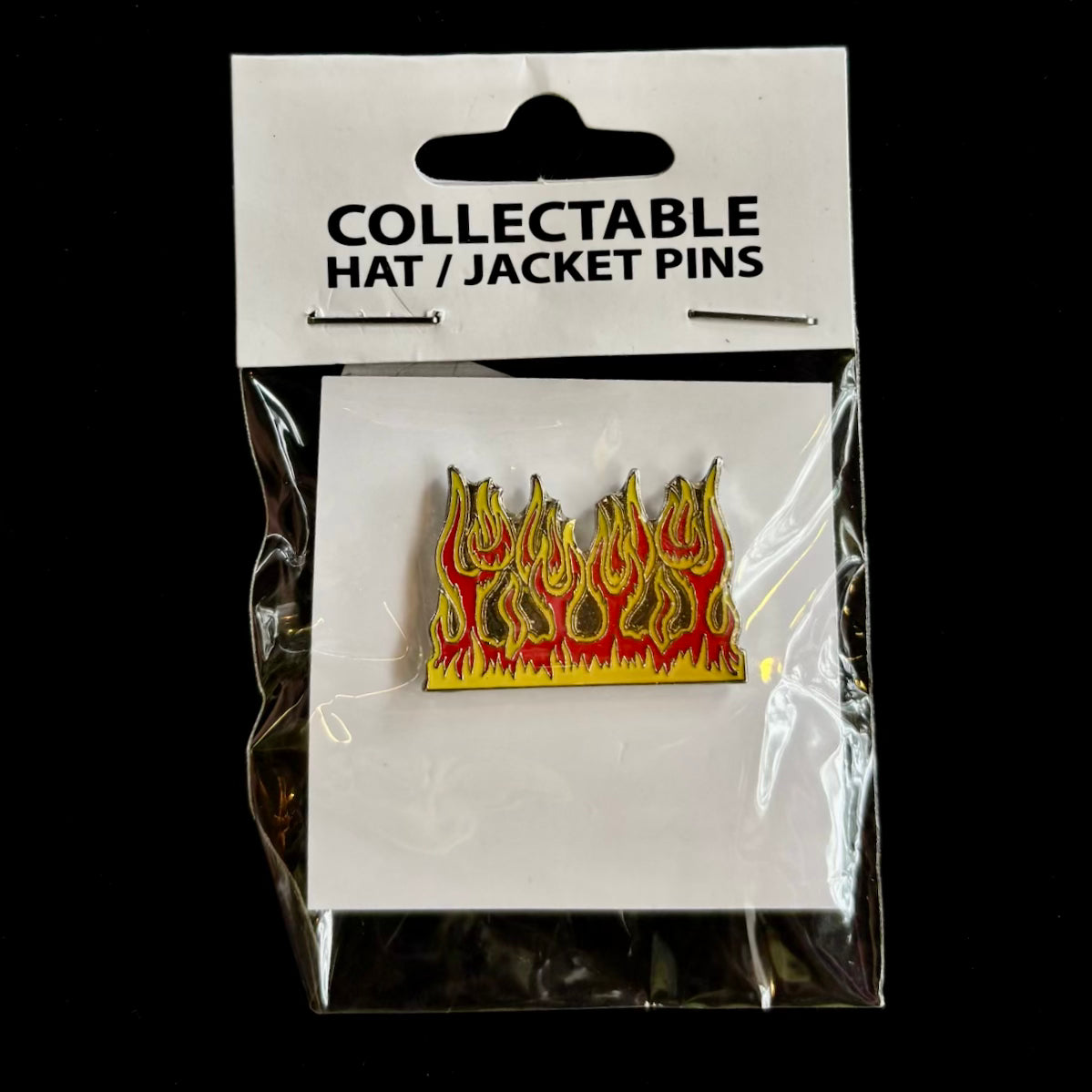 “Burnout” Flame Enamel Pin