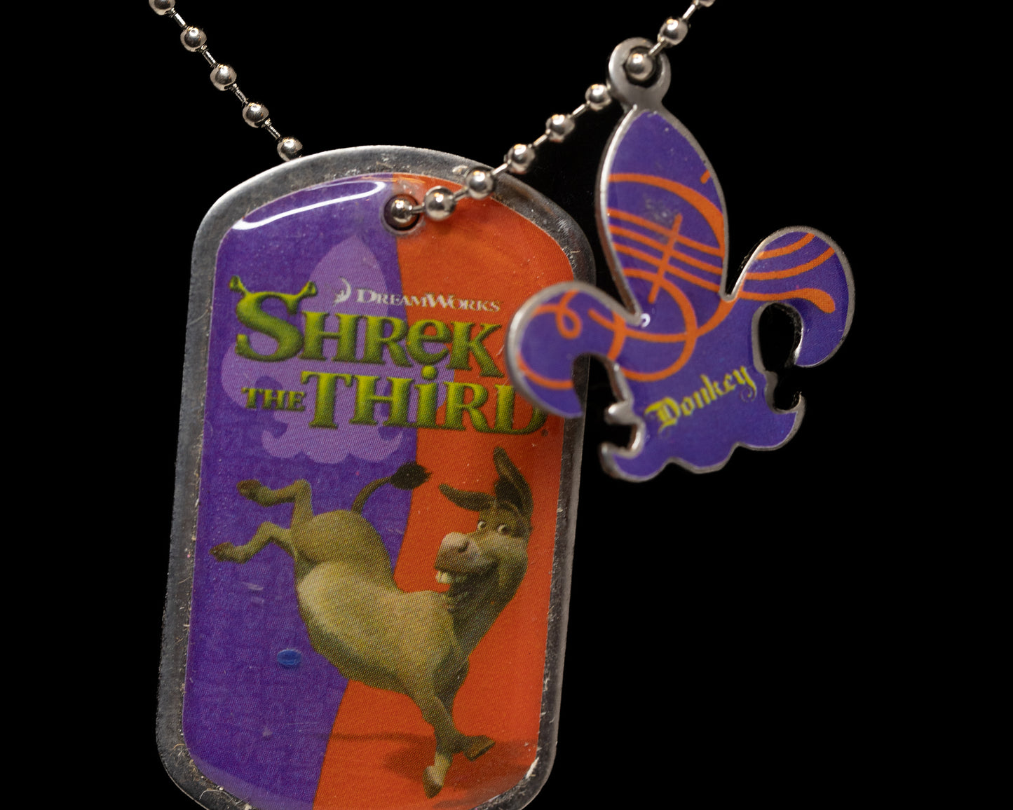 Shrek the Third Dogtag Necklace (Shreklace)