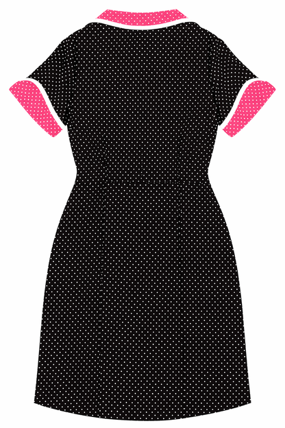 Sourpuss Peggy Sue Retro 1950s Diner Style Dress Polka Dots Dress