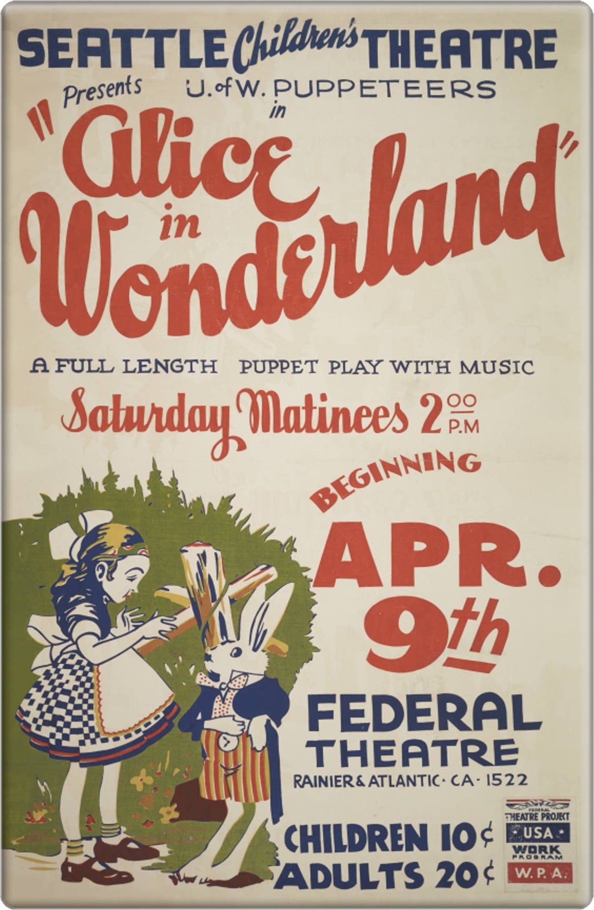 Compact Mirror - "Seattle Theatre: 'Alice In Wonderland'"