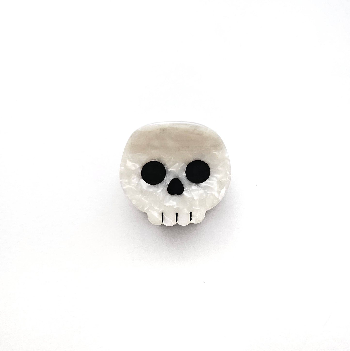 Skull hair clip