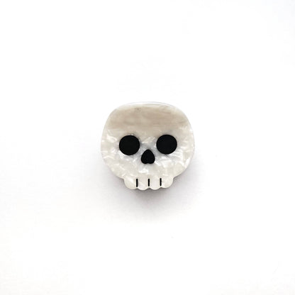 Skull hair clip