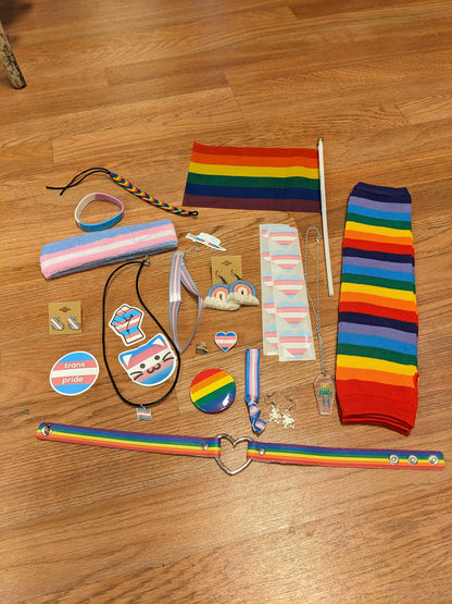 Transgender Pride grab bag mystery gift box lot