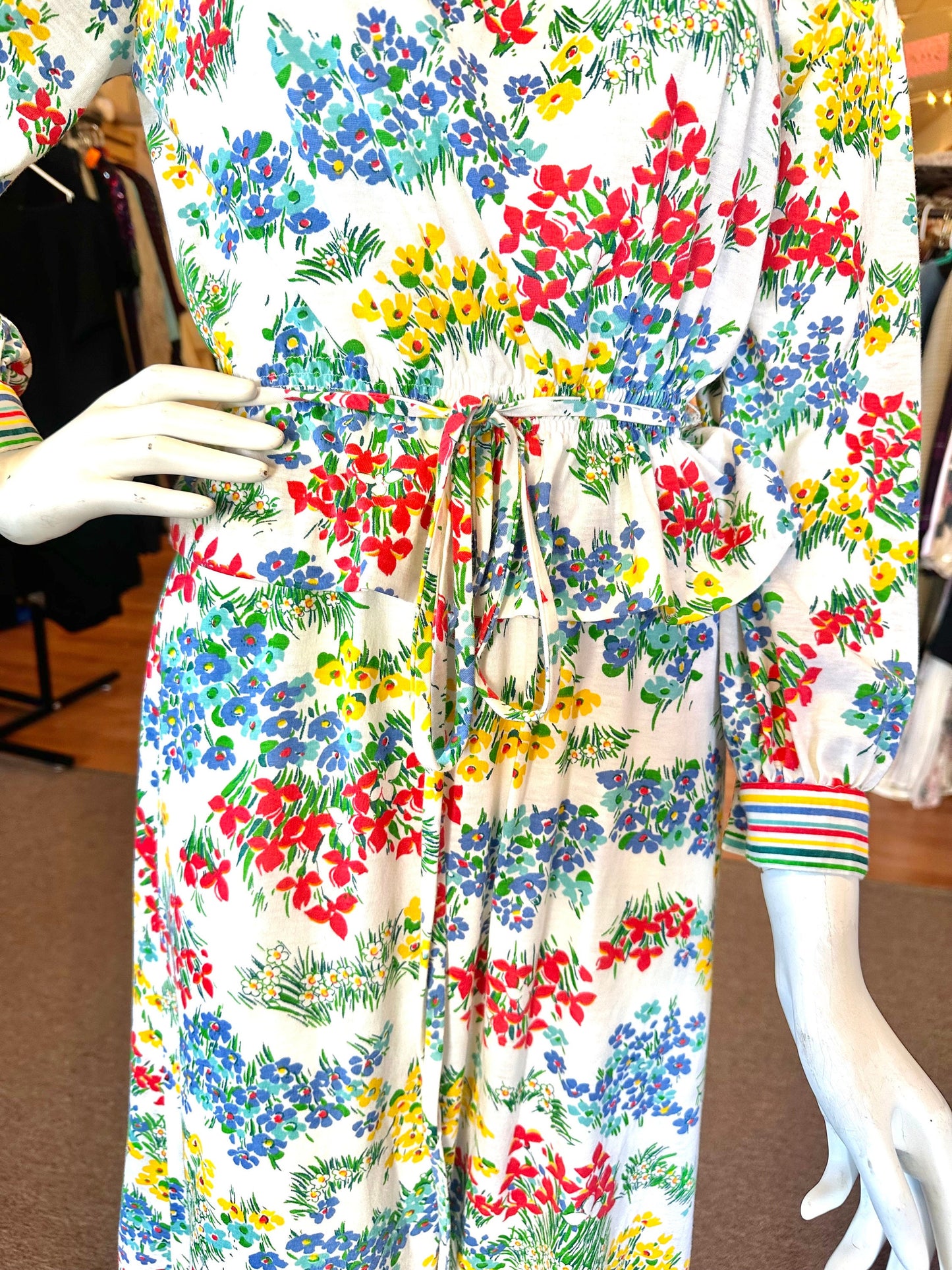 1970’s Matti of Lynne Primary Floral Two-Piece Set