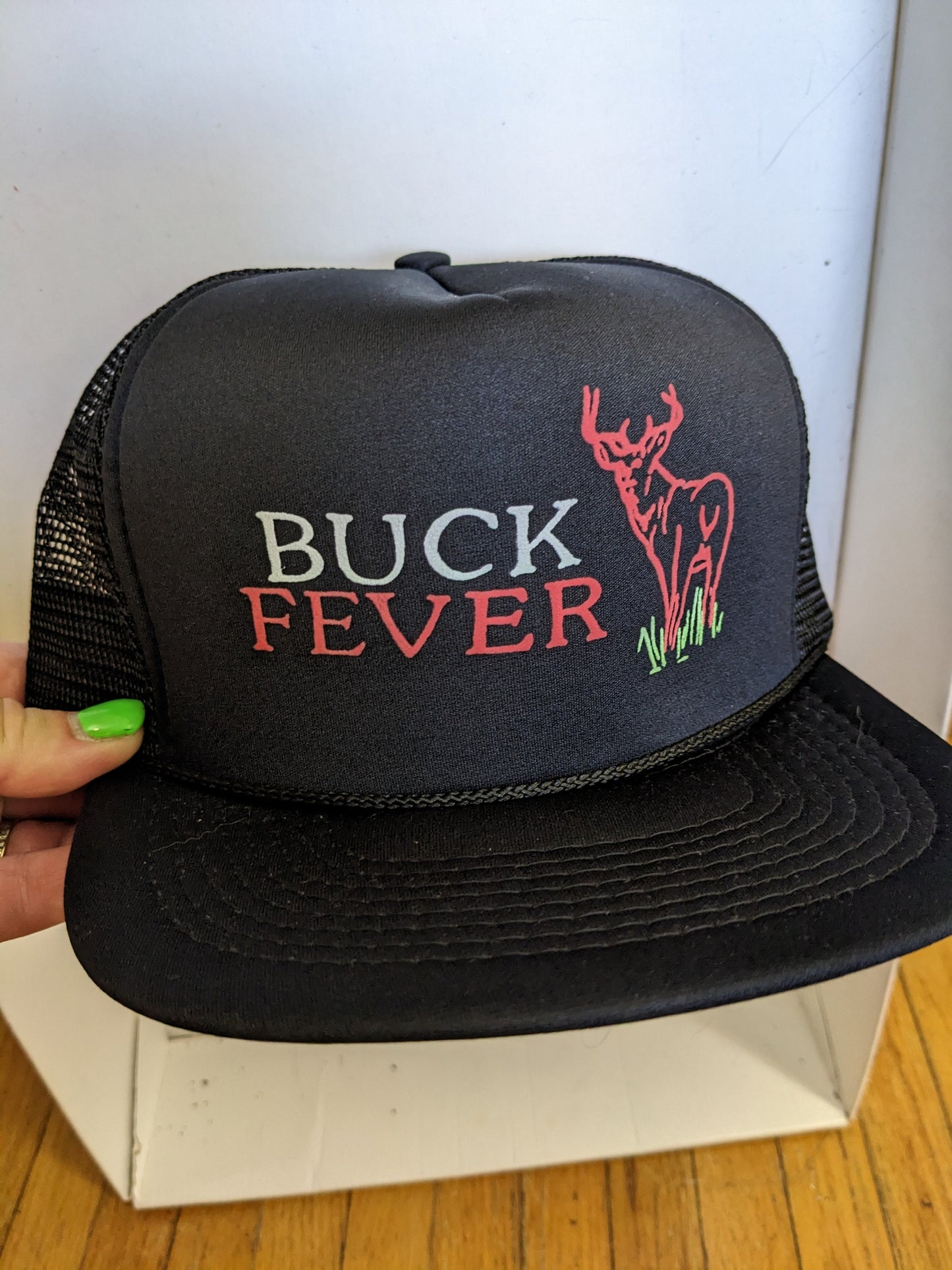 Dad cap vintage trucker hat deadstock novelty Deer Buck Hunter
