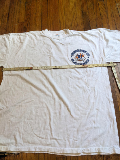 Deadstock 80s 90s t-shirt University of Illinois crest XL