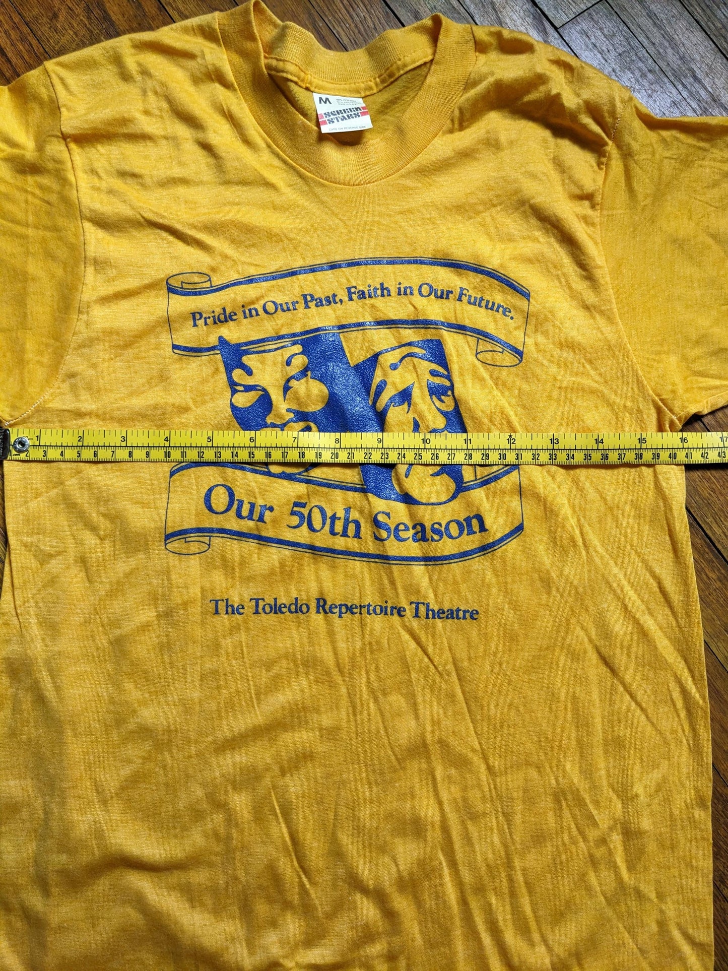 Vintage 1980s Deadstock Toledo Repertoire Theatre 50th Anniversary Shirts – XS & XXS
