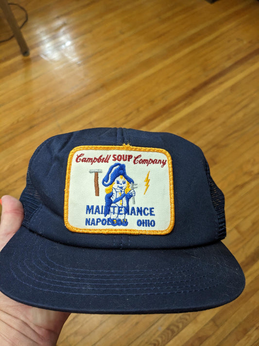 Vintage Napoleon Campbell Soup Plant Maintenance hat baseball cap