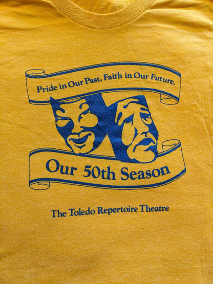 Vintage 1980s Deadstock Toledo Repertoire Theatre 50th Anniversary Shirts – XS & XXS