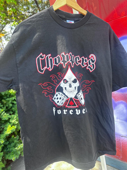 90’s y2k Deadstock Choppers Forever Grunge Biker T-shirt