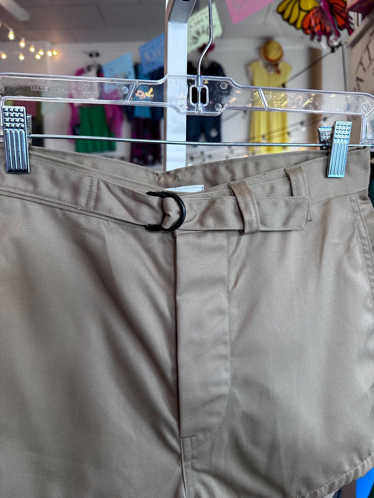 Deadstock Beige U.S. Navy Dive Swim Trunks size Small - XS