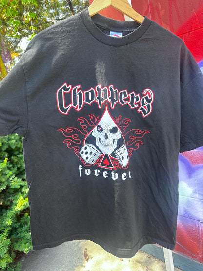 90’s y2k Deadstock Choppers Forever Grunge Biker T-shirt