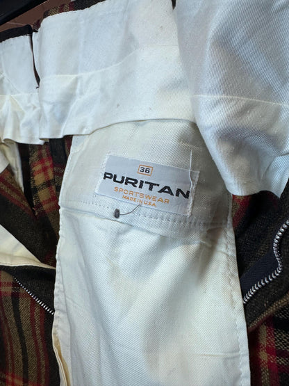 60's Wool Plaid Golf Shorts