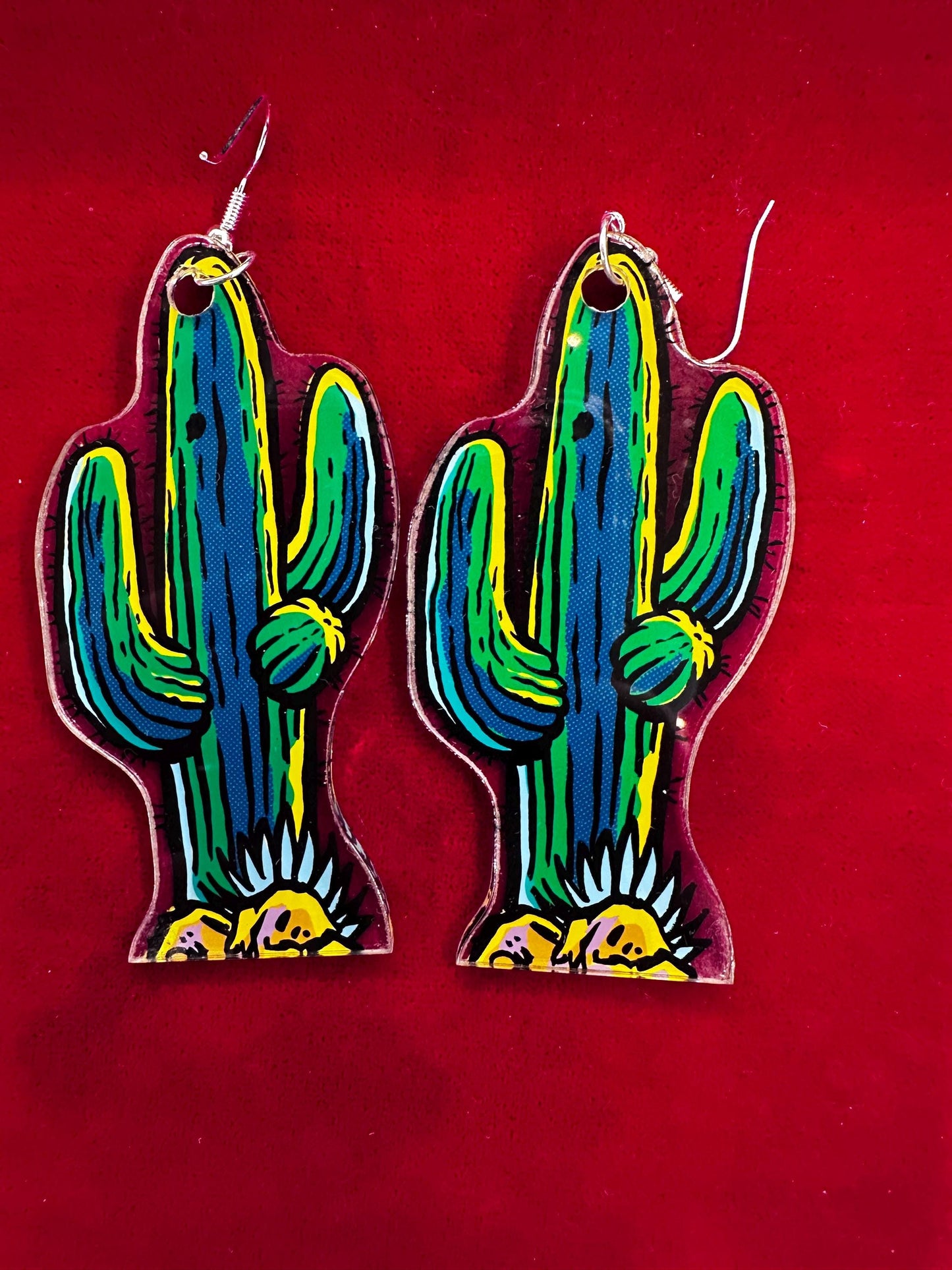 Cactus Canyon Pinball Earrings