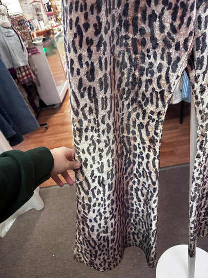 Aardvark's Odd Ark Vintage Plus Size XL Leopard O-Ring flares