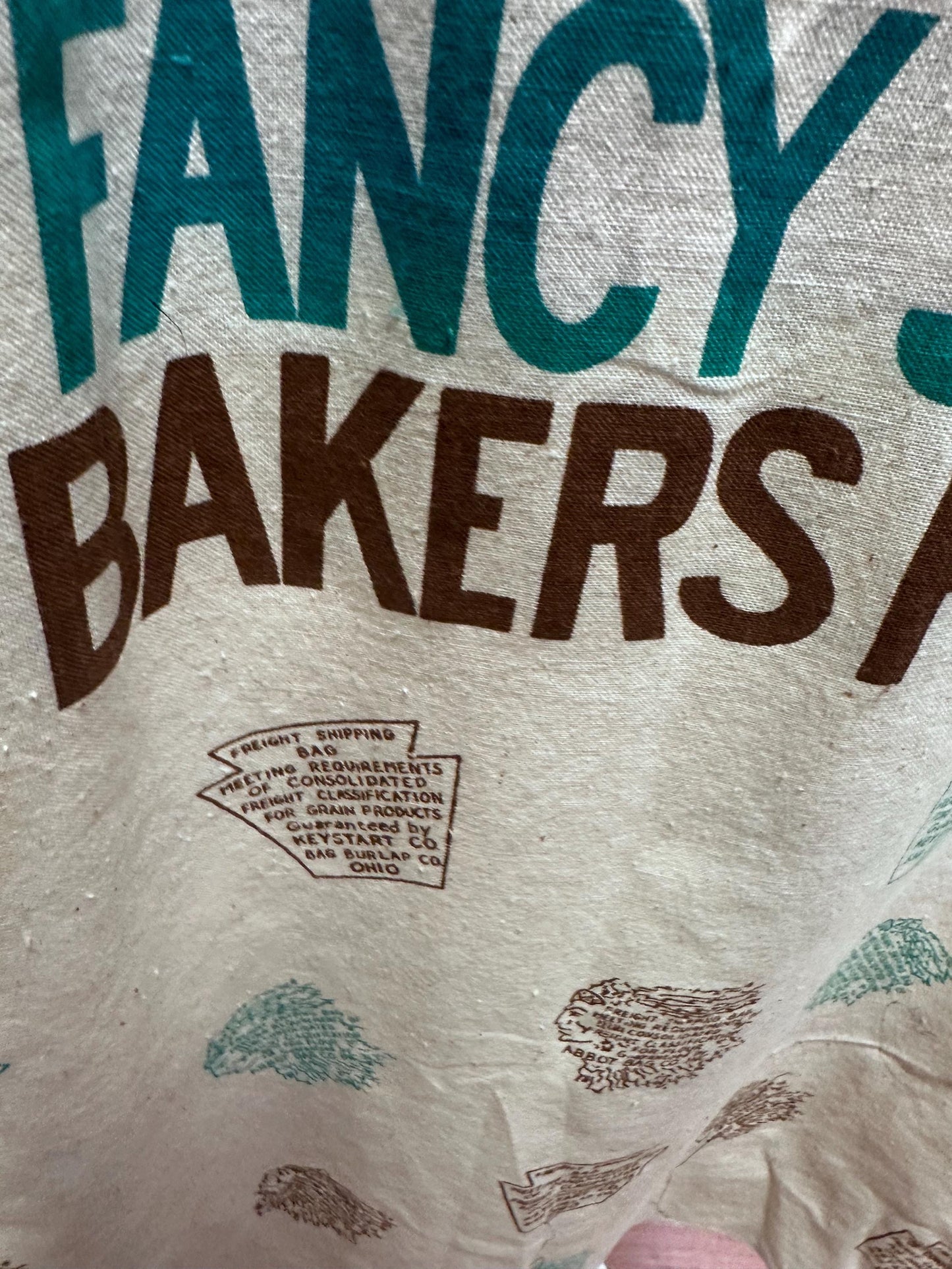 Zip Flour Bag Fabric