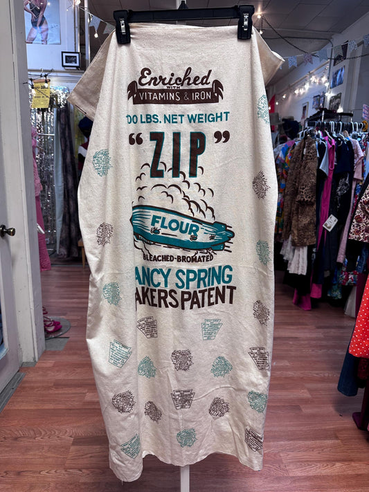 Zip Flour Bag Fabric
