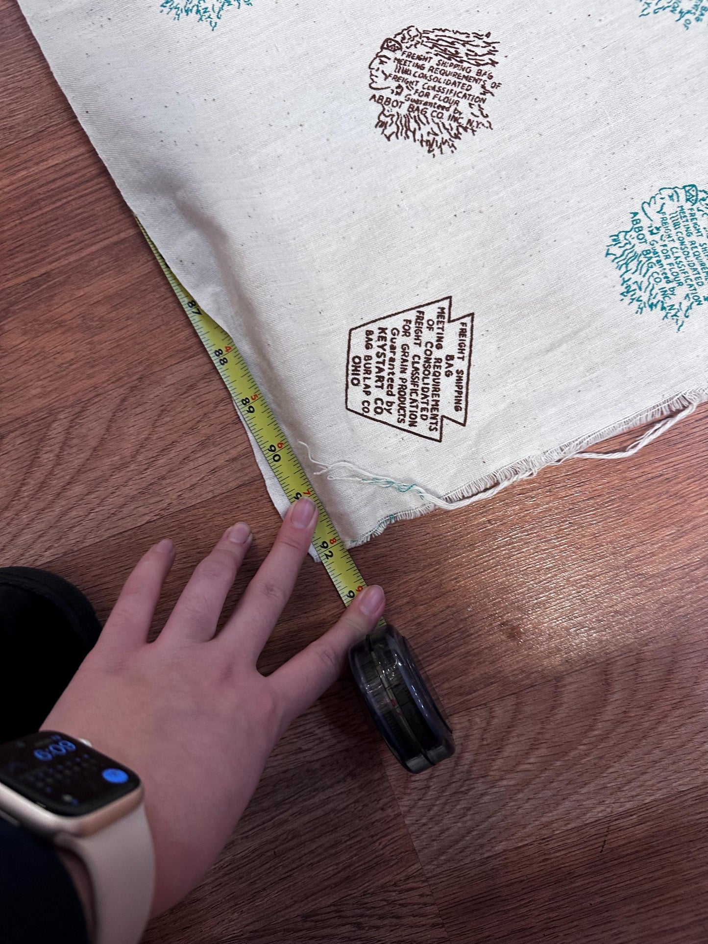 Zip Flour Bag Fabric