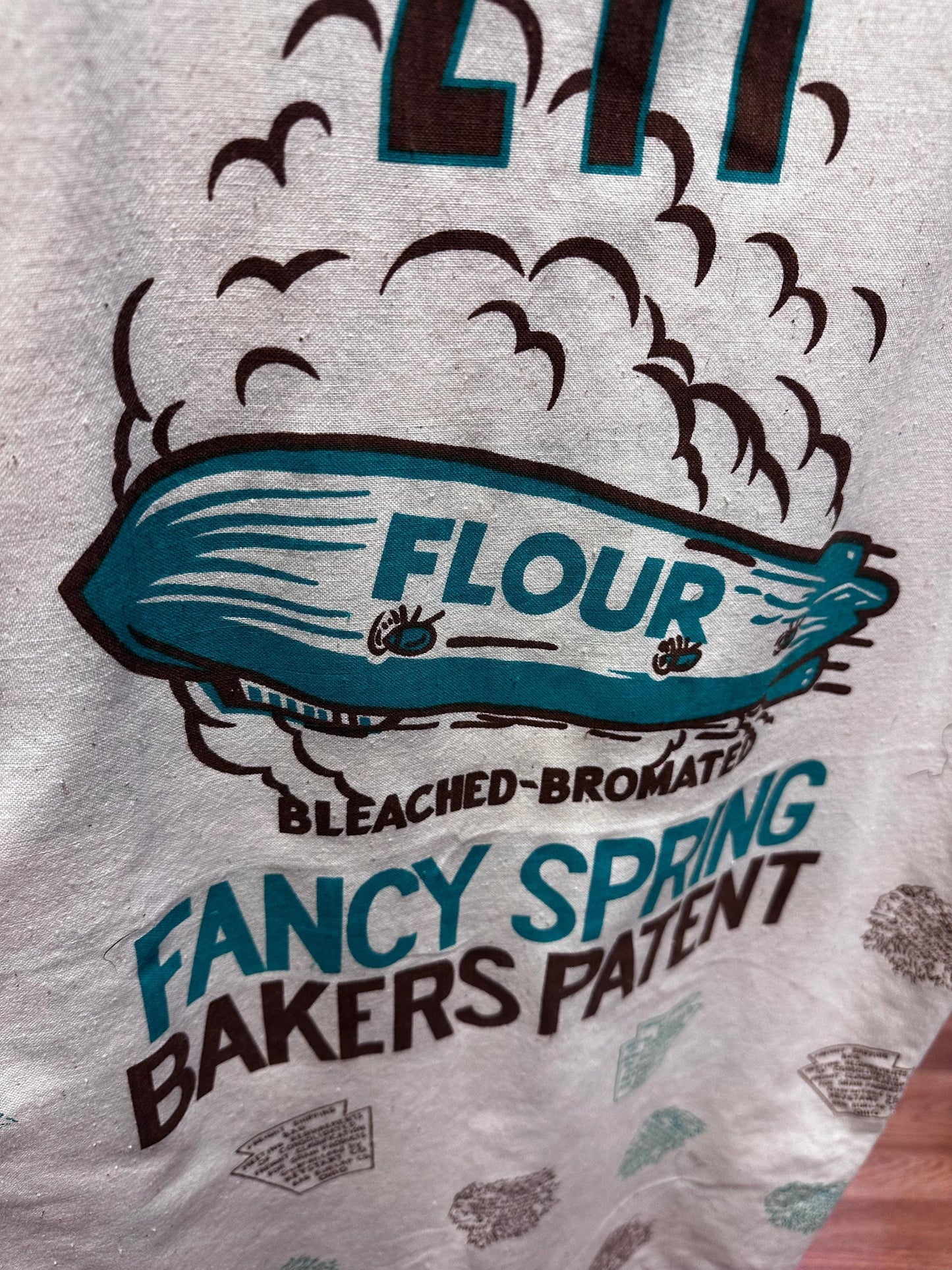 Zip Flour Bag Fabric