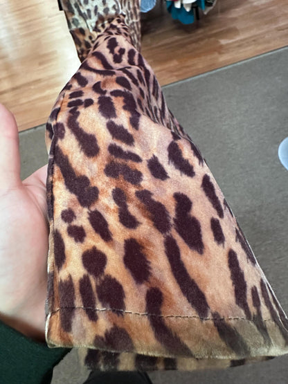 Aardvark's Odd Ark Vintage Plus Size XL Leopard O-Ring flares