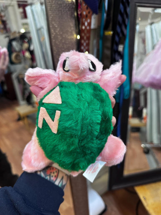 1960s/70s Sorority Pink Turtle Plush by  Sheram Puppets