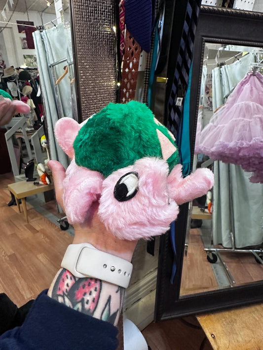 1960s/70s Sorority Pink Turtle Plush by  Sheram Puppets