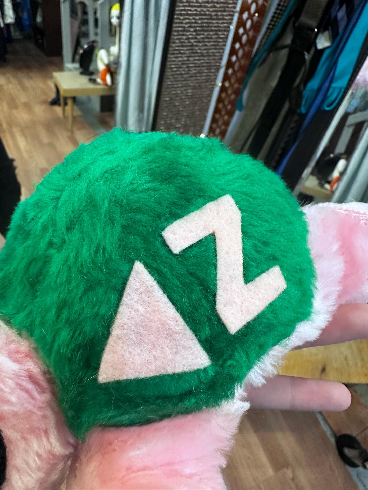 1960s/70s Sorority Pink Turtle Plush by  Sheram Puppets