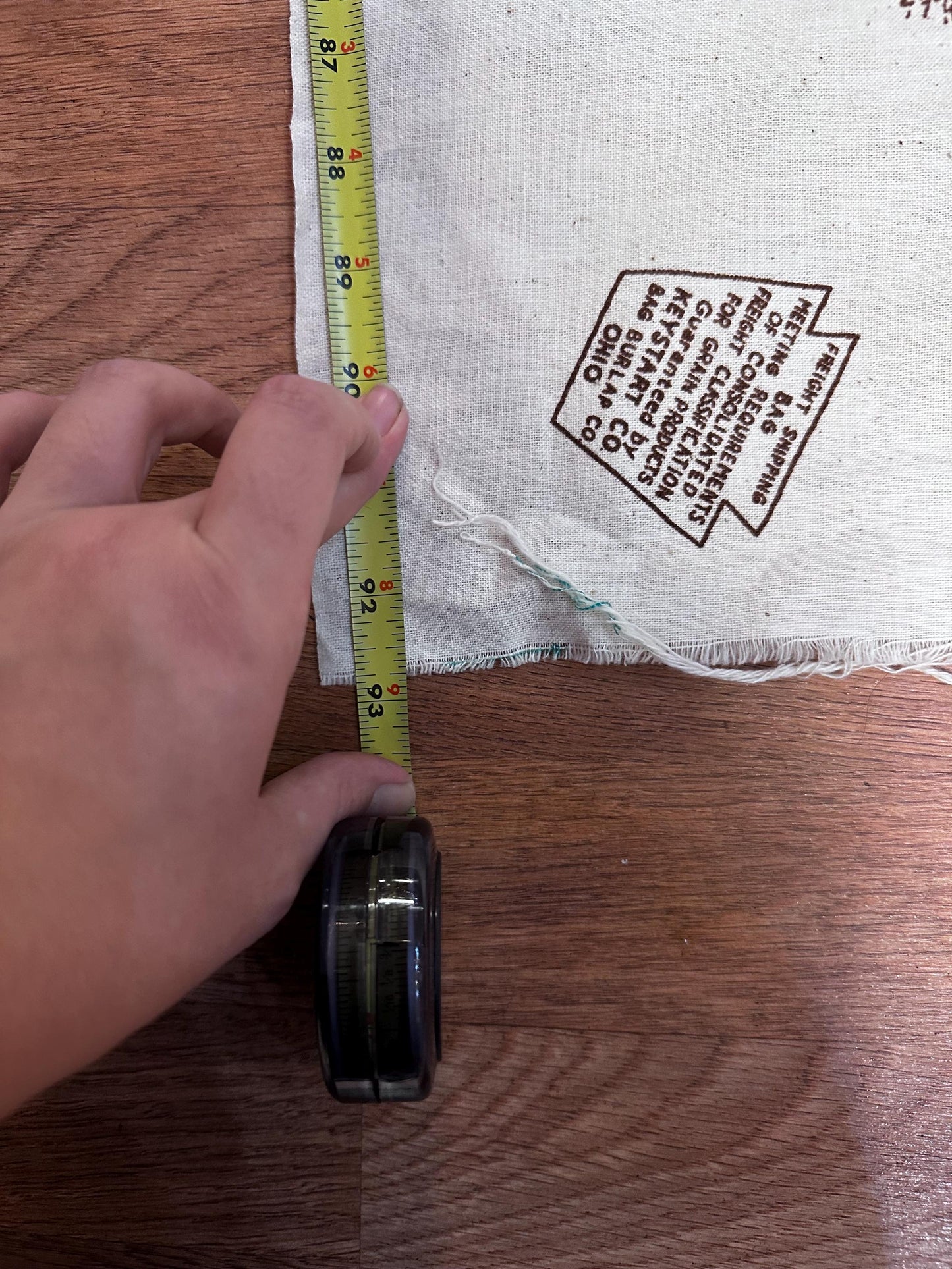 Zip Flour Bag Fabric