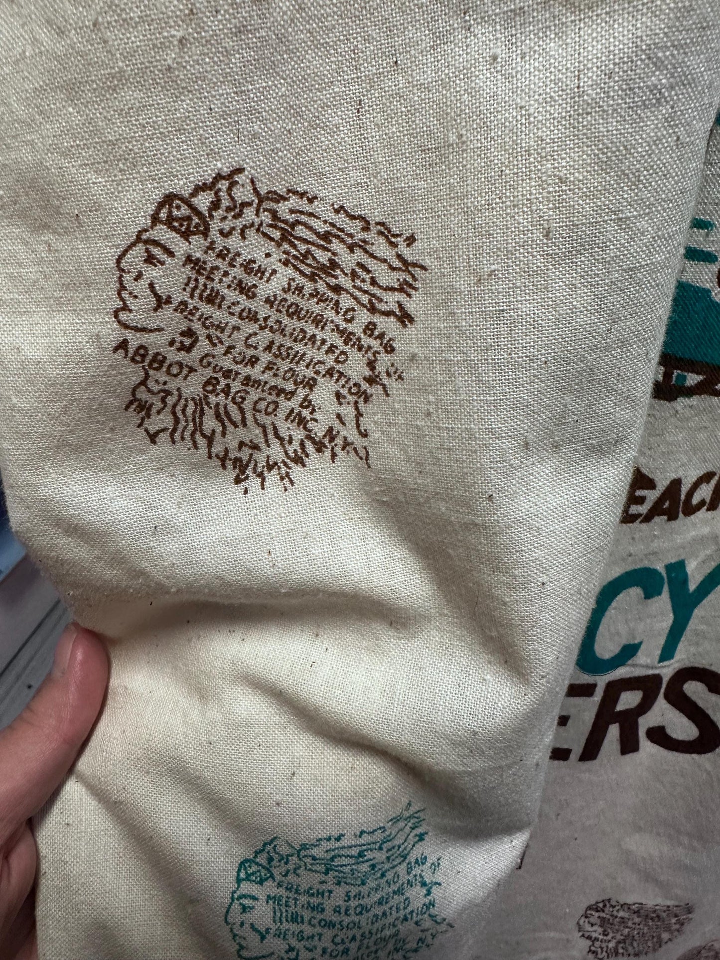 Zip Flour Bag Fabric