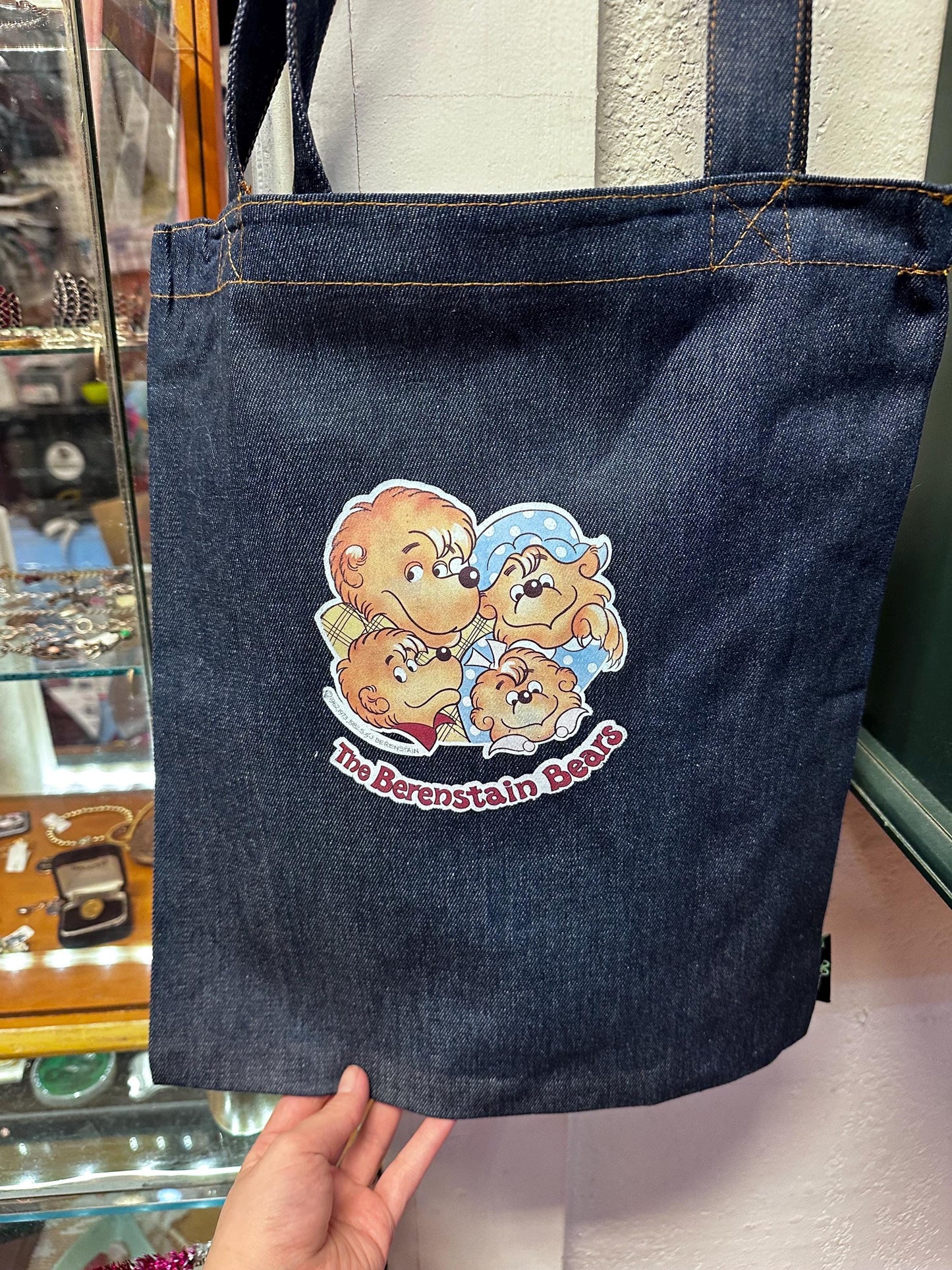 Heat Press Berenstain Bears Denim Tote