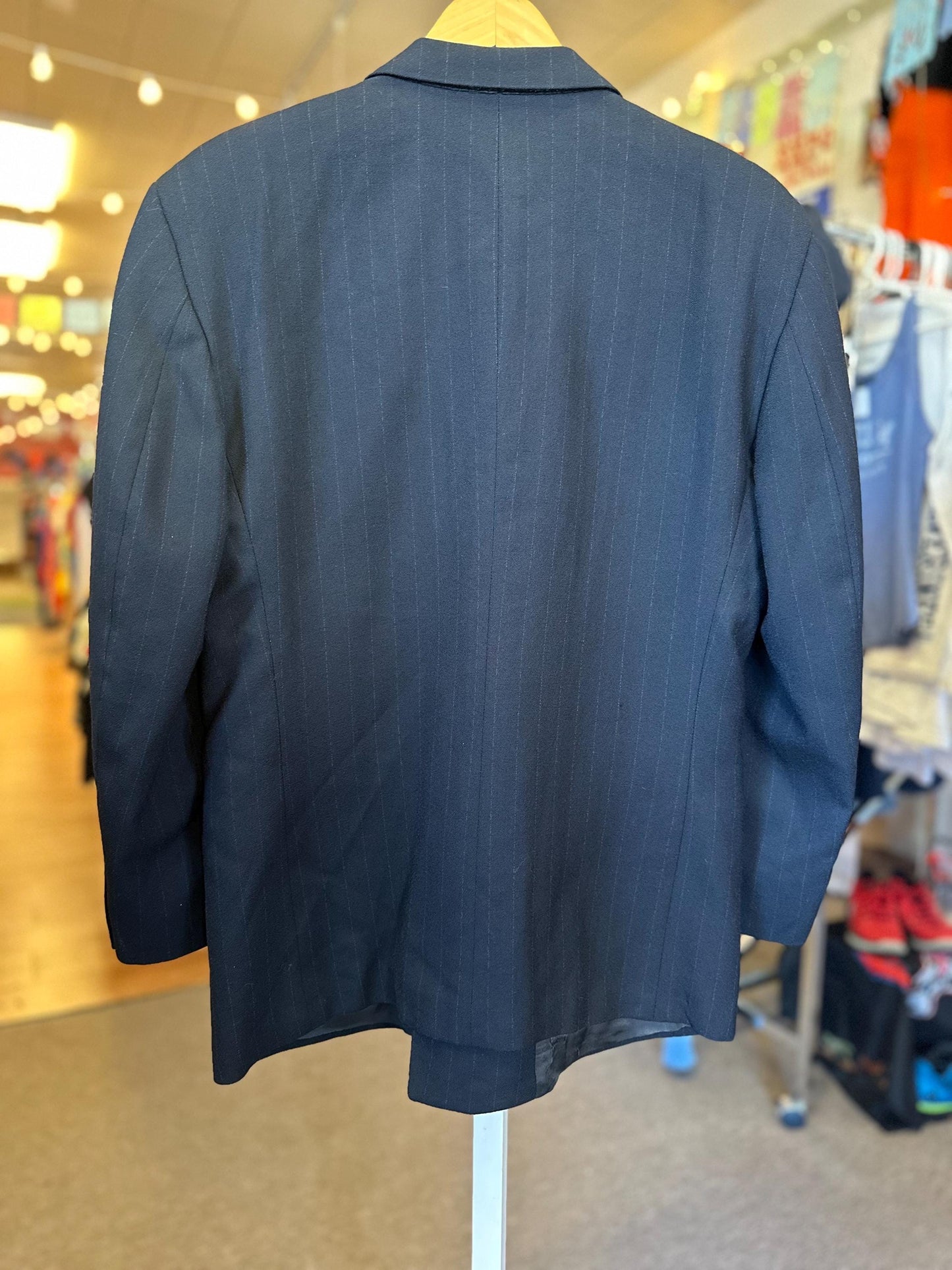 Vintage Christian Dior Double Breasted Pure Virgin Wool Blazer Jacket 42R XL