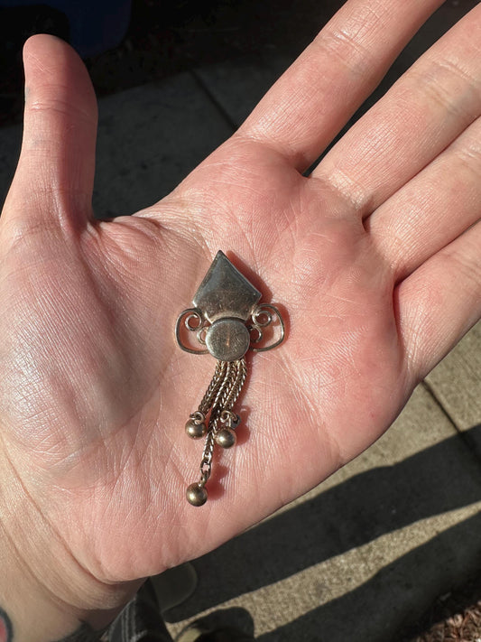 Victorian Gold Tone possible Gold Filled Pocket Watch Slide Charm