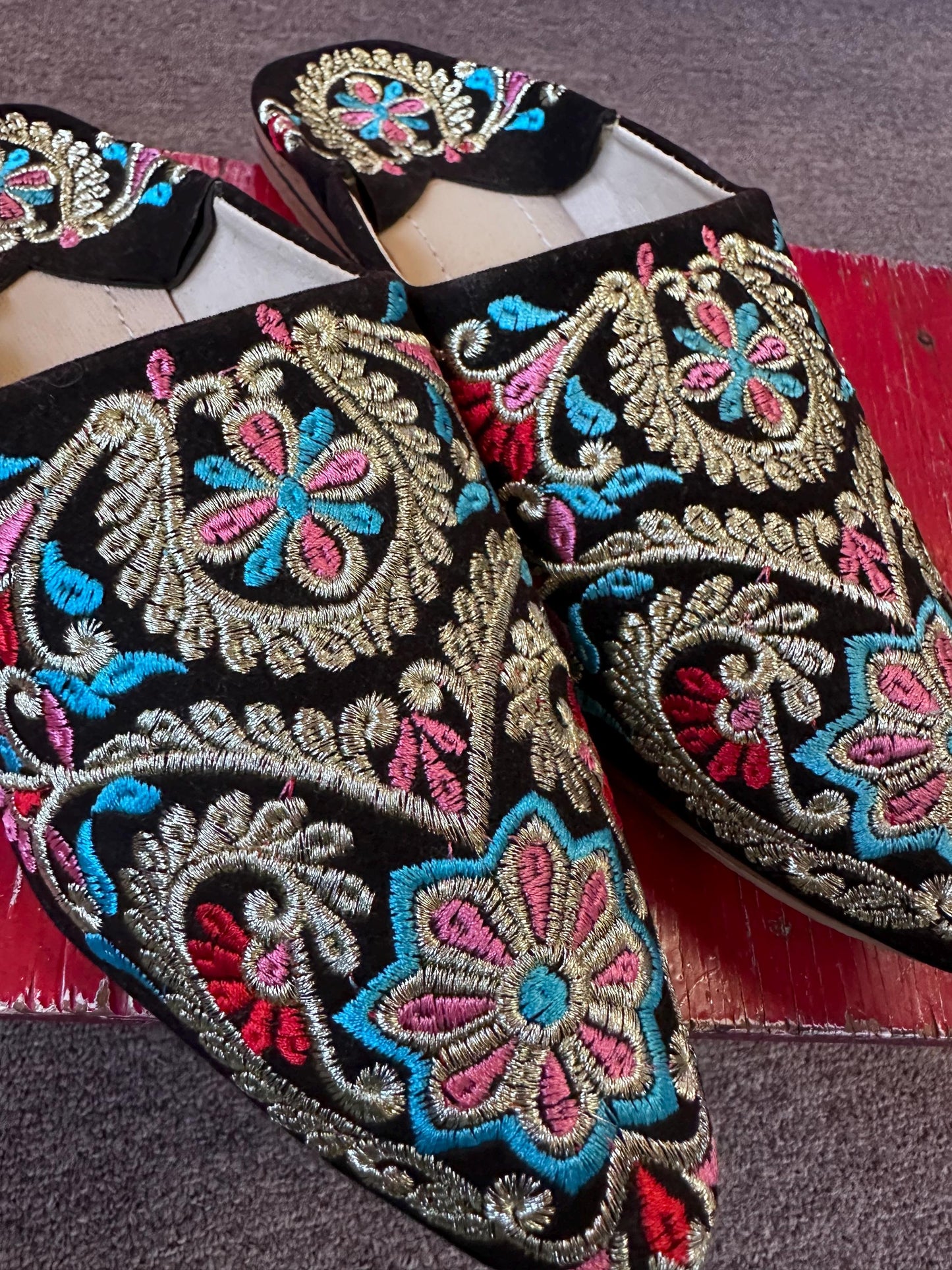 Moroccan Embroidered shoes