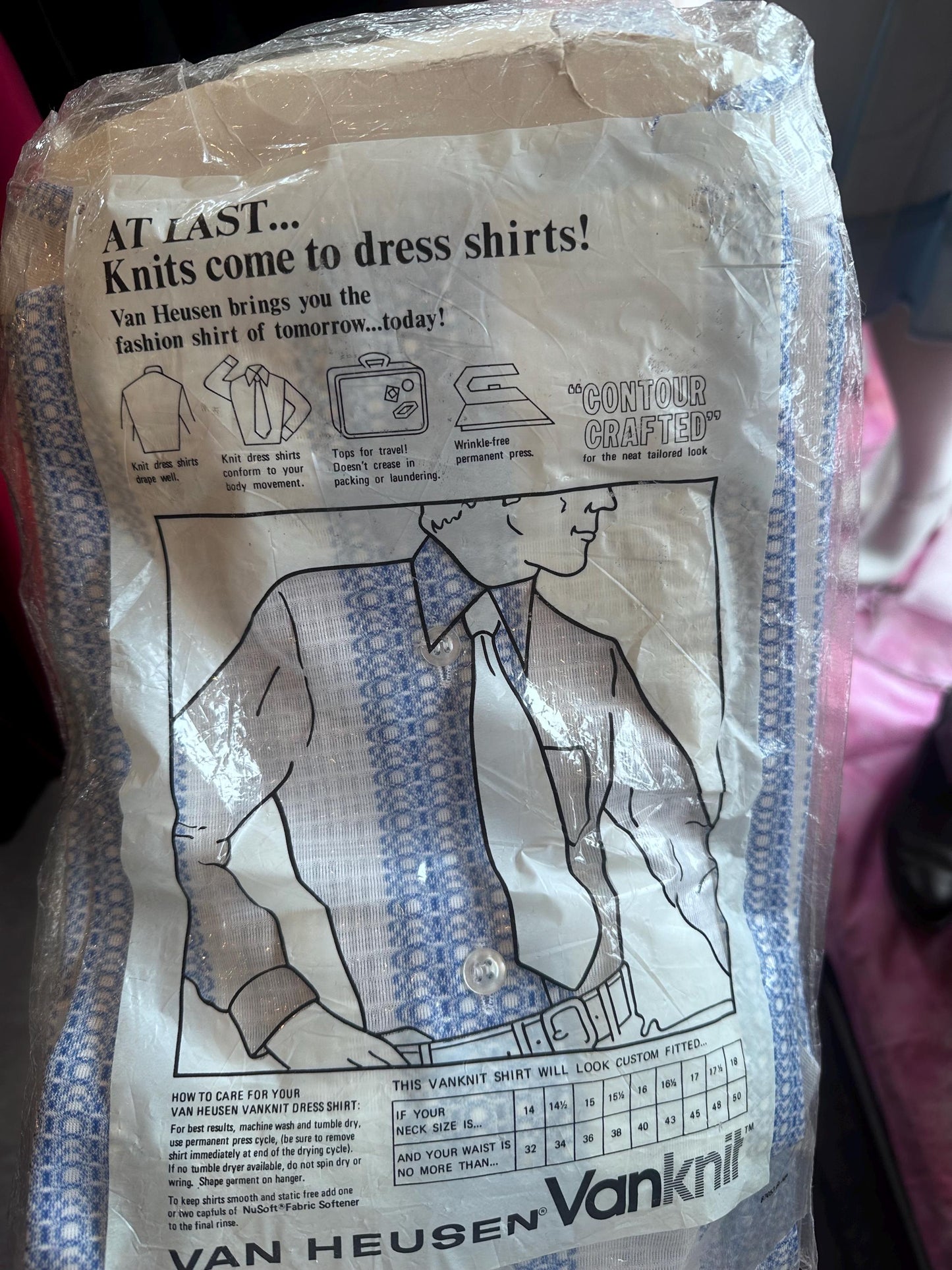 1970s/80s Deadstock Men’s Button Down Dress Shirts – NOS Sears “The Men’s Store” + Golden Comfort Either Shirt