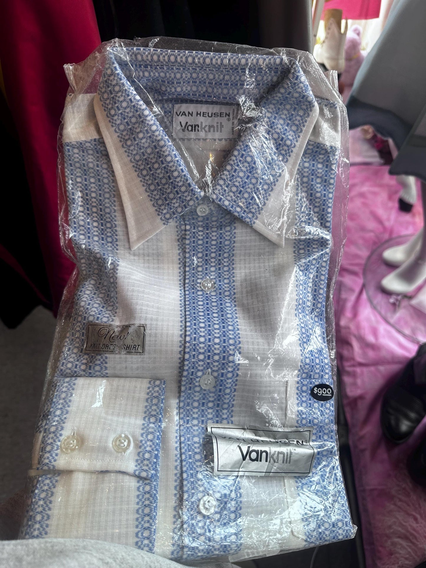 1970s/80s Deadstock Men’s Button Down Dress Shirts – NOS Sears “The Men’s Store” + Golden Comfort Either Shirt