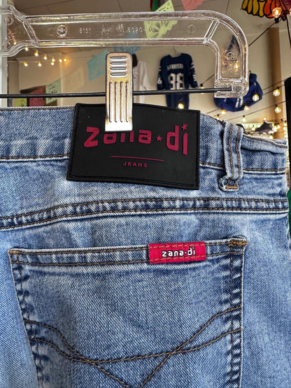 1990s Zana Di Y2K Embroidered Juniors Bratz Jeans Size Large