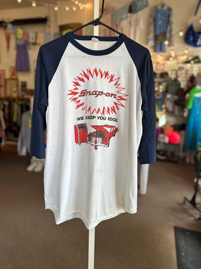 1980s Vintage Snap-On Distressed Cool Ringer t-shirt AS IS XL